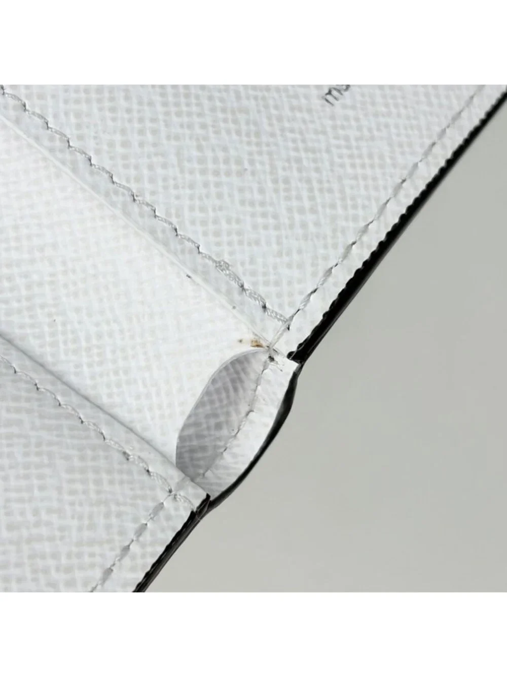 Louis Vuitton Victor Wallet Trifold Monogram Taiga Taigarama Optic White